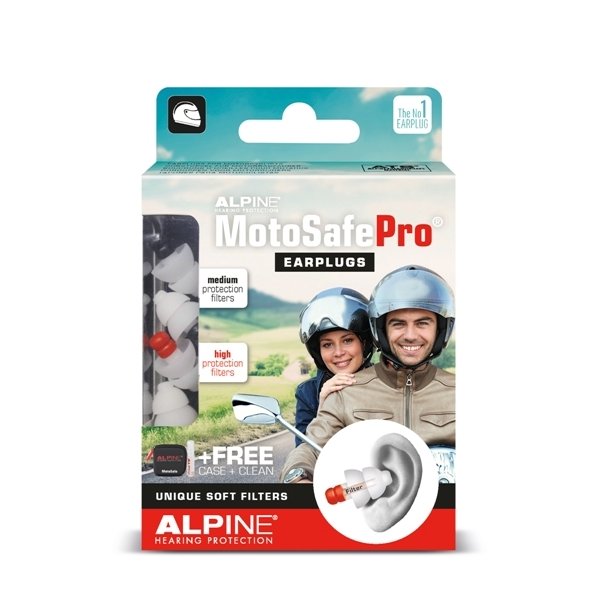  Alpine Motosafe Pro - repropper til motorcykel - Genanvendlige