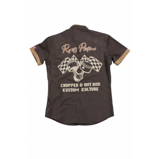 Rusty Pistons Dustin skjorte brun