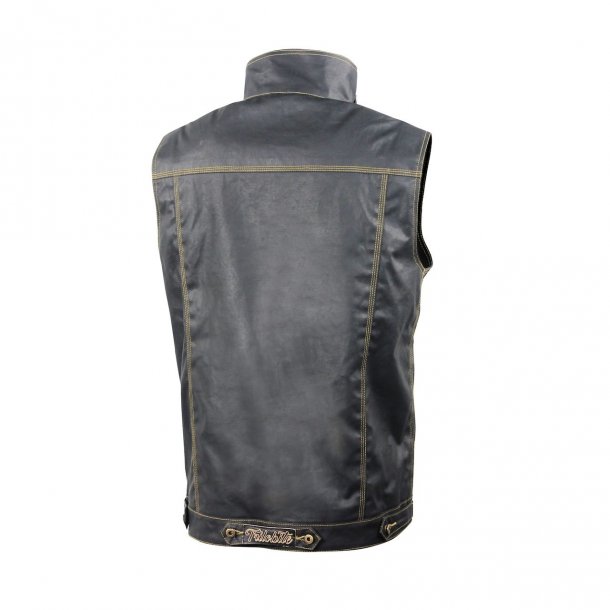 Trilobite 1990 Wax Cotton Vest - MC Vest i bomuld til herre