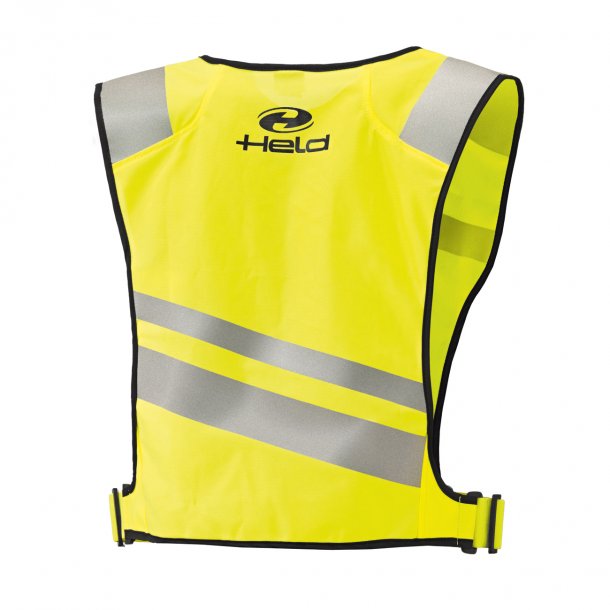 Held Neonvest / Refleksvest - komfortabel velcrolukning