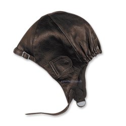 Held lderhjelm af okseskind