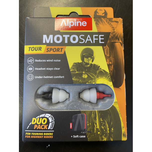  Alpine Motosafe Pro - �repropper til motorcykel - Genanvendlige