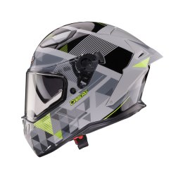 Caberg Drift Evo II Prism R2 Grey/Black/Yellow Fluo