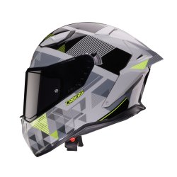 Caberg Drift Evo II Prism R2 Grey/Black/Yellow Fluo