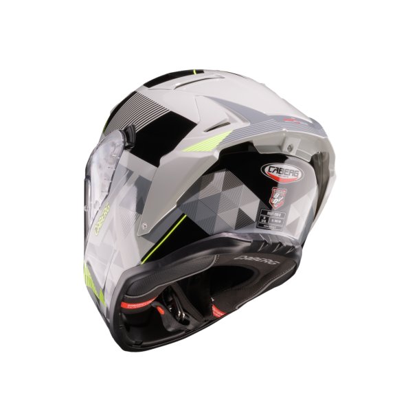 Caberg Drift Evo II Prism R2 Grey/Black/Yellow Fluo