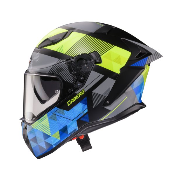 Caberg Drift Evo II Prism R3 Matt Black/Yellow Fluo/Blue