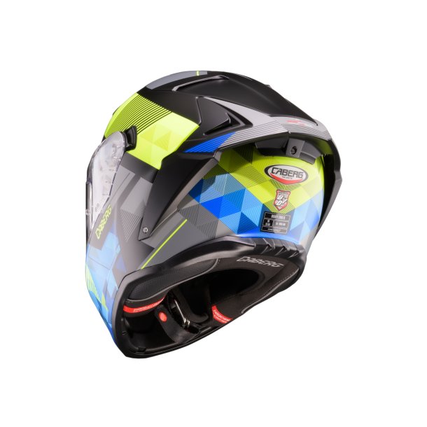 Caberg Drift Evo II Prism R3 Matt Black/Yellow Fluo/Blue
