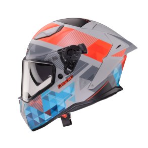 Caberg Drift Evo II Prism R1 Matt Grey/Red Fluo/Blue