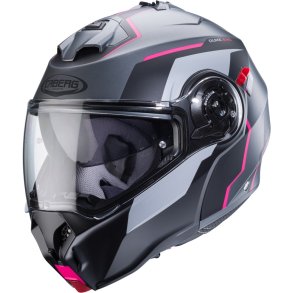 Caberg Duke Evo Move MATT GUN METAL/BLACK/FUCHSIA