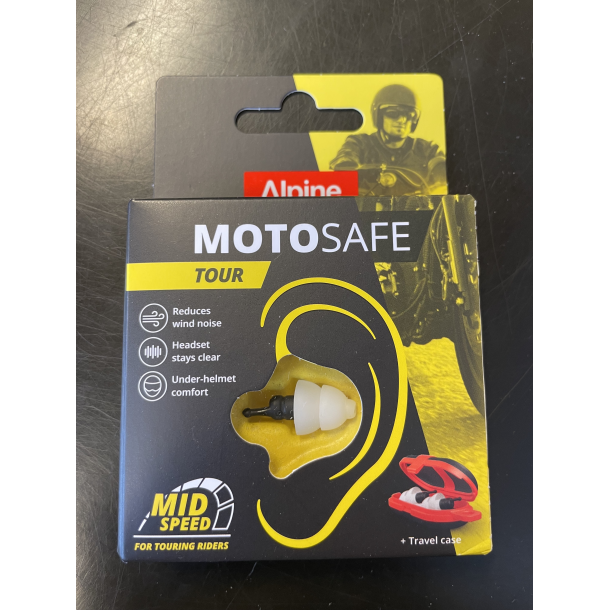  Alpine Motosafe Tour - �repropper til motorcykel - Genanvendlige