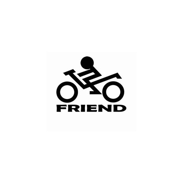 Biker Friend klistermrke