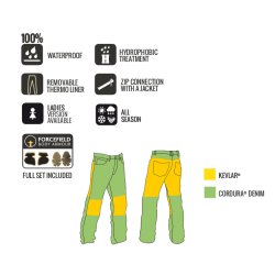 Trilobite Probut X-Factor - MC Jeans / denim med straight fit til alle ssoner